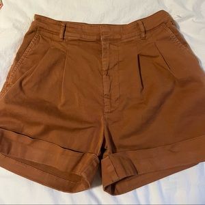 J. Crew Rust Orange Tailored Chino Shorts